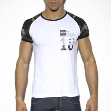 �������� "Camo Rangla Sleeve T-Shirt - White" 