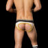�����-����� "Backless Briefs Bond Street - White/Yellow/Black" (SALE!) 