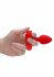 ����� ��� �������� ���������� "Ouch! - Silicone USB-Rechargeable Anal Set - Red" 