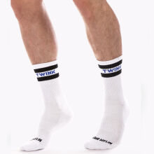 ����� "Half Fetish Socks Twink - White-Black" 