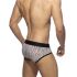 �����-����� "Tiger Print Briefs - Heather Grey" 