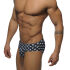 ������-����� "Star Printed Sport Stripe Briefs - Navy" 