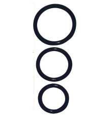 ����������� ������ "Silicone Cock Ring Set Black" (�������� 3 ��.) 