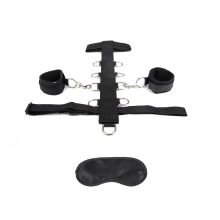 �������� ��� �������� / ������� "Lux Fetish - 3PC Adjustable Neck & Wristraint Set" 