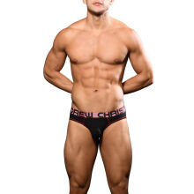 �����-����� "Almost Naked Hang-Free Cotton Briefs - Black" 