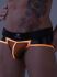 �����-����� "Youngero - Men's Fetish Briefs Mesh Codpiece - Neon Orange" 