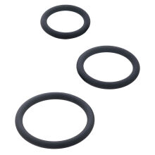 ����������� ������ "Toyfa Black&Red Cock Rings Set Black" (�������� 3 ��.) 