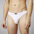 �����-����� "Check Line 2.0 Tanga Briefs - White" 