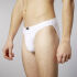 �����-����� "Check Line 2.0 Tanga Briefs - White" 