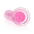 �������������-��������� "RealRock - 8' Crystal Clear Dildo - Pink" 