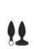 ����� ��� �������� ���������� "Ouch! - Silicone USB-Rechargeable Anal Set - Black" 