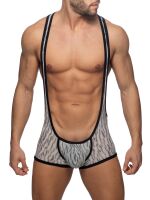 ���� ������� "Tiger Print Bottomless Singlet Heather Grey" 