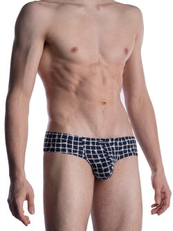�����-����� "M800 - Cheeky Briefs White / Black" 