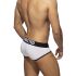 �����-����� "White Basic Cotton Briefs Black" 