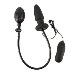 �������� ������ "Silicone Inflatable + Vibrating Anal Plug" (�������������, � ���������) 