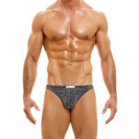 �����-����� "King Cheetah Low Cut Briefs - Gun Metal" 