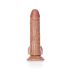 �������������-��������� "RealRock 6' Curved Realistic Dildo with Balls - Tanned" 