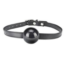 ����-��� "Lux Fetish - Silicone Ball Gag Black" 