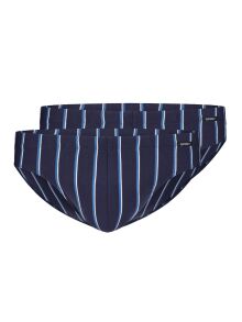 �����-����� "Cotton Advantage Brasil Slip Briefs 2 Pack - Crown Blue Stripes (�������� 2 ��.) 