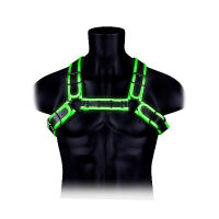 �������� "Ouch! - Glow In The Dark Bonded Leather Buckle Bulldog Harness" 