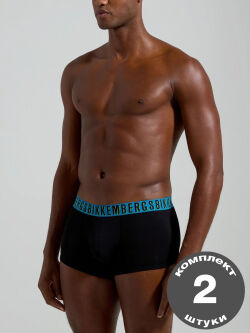 �����-������� "Ombre - Bi-Pack Men's Trunks Black" (�������� 2 ��.) 