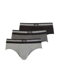 �����-����� "17302483 Briefs 3 Pack - Black Stripe" (�������� 3 ��.) 