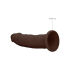 �������������-��������� "RealRock Silicone 9' Dual Density - Brown" 