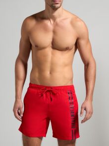 ������-����� "Striped Medium Boardshort - Goji Berry" 
