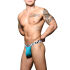 �����-������� "Almost Naked Bamboo Y-Back Thong - Teal" 
