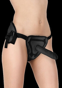 ������� ������� "Ouch! - Deluxe Silicone Strap-On 8 Inch Black" 