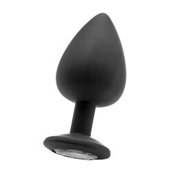 �������� ������ � ���������� "Extra Large Diamond Butt Plug - Black" 