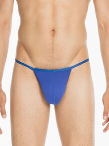�����-������� "Plume - Micro Fibre G-String Blue" 