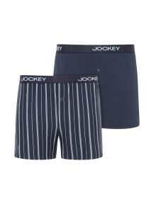 �����-����� "305500 Boxer Knit 2 Pack - Navy Strip" (�������� 2 ��.) 