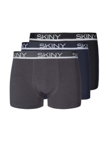 �����-������� "Cotton Trunks 3 Pack Grey / Blue / Black" (�������� 3 ��.) 