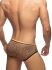 ������-����� "Leopard Stripes Swim Briefs - Brown" 