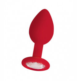 �������� ������ � ���������� "Regular Diamond Butt Plug - Red" 