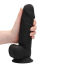 �������������-��������� "RealRock Silicone 8,5' Dual Density With Balls - Black" 