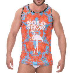�����-���������� "Beach Tanktop #015 - Orange/Blue" (SALE!) 