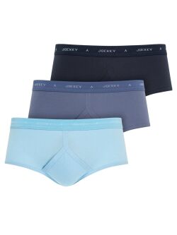 �����-����� "21000183 Classic Cotton Y-Front Briefs Indigo Mix" (�������� 3 ��) 