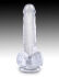 �������������-��������� "King Cock Clear - 6' Cock With Balls" 