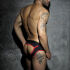 �����-����� "Stripe Fetish Briefs - Red" 
