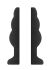 �������� ������ - ������� "Sono #50 - 4' Medium Hollow Tunnel Butt Plug Black" 