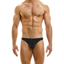�����-����� "Pied De Poule Low Cut Briefs - Black" 