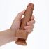 �������������-��������� "RealRock 7' Straight Realistic Dildo with Balls - Tanned" 