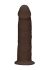 �������������-��������� "RealRock Silicone 7,5' Dual Density - Brown" 