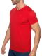 �������� "Basic V-Neck T-Shirt - Red" 