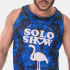 �����-���������� "Beach Tanktop #015 - Blue/Black" 
