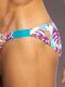 �����-����� "Garden Rib Bikini Briefs - Turquoise" 