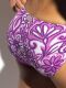 �����-����� "Van Gogh Flowers Bikini Briefs - Violet" 