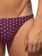 �����-������� "�um Dots Thong - Aubergine" 